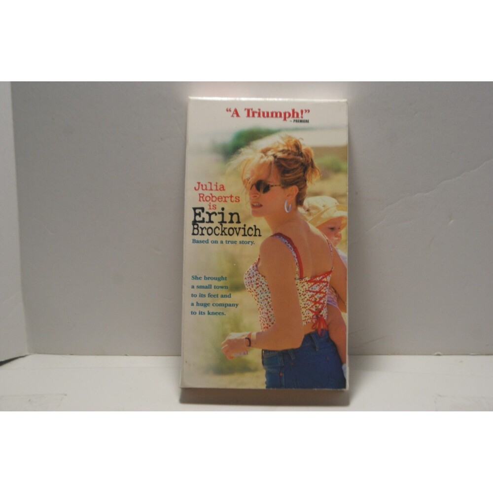 Erin Brockovich (VHS, 1999) Julia Roberts BOTS Drama